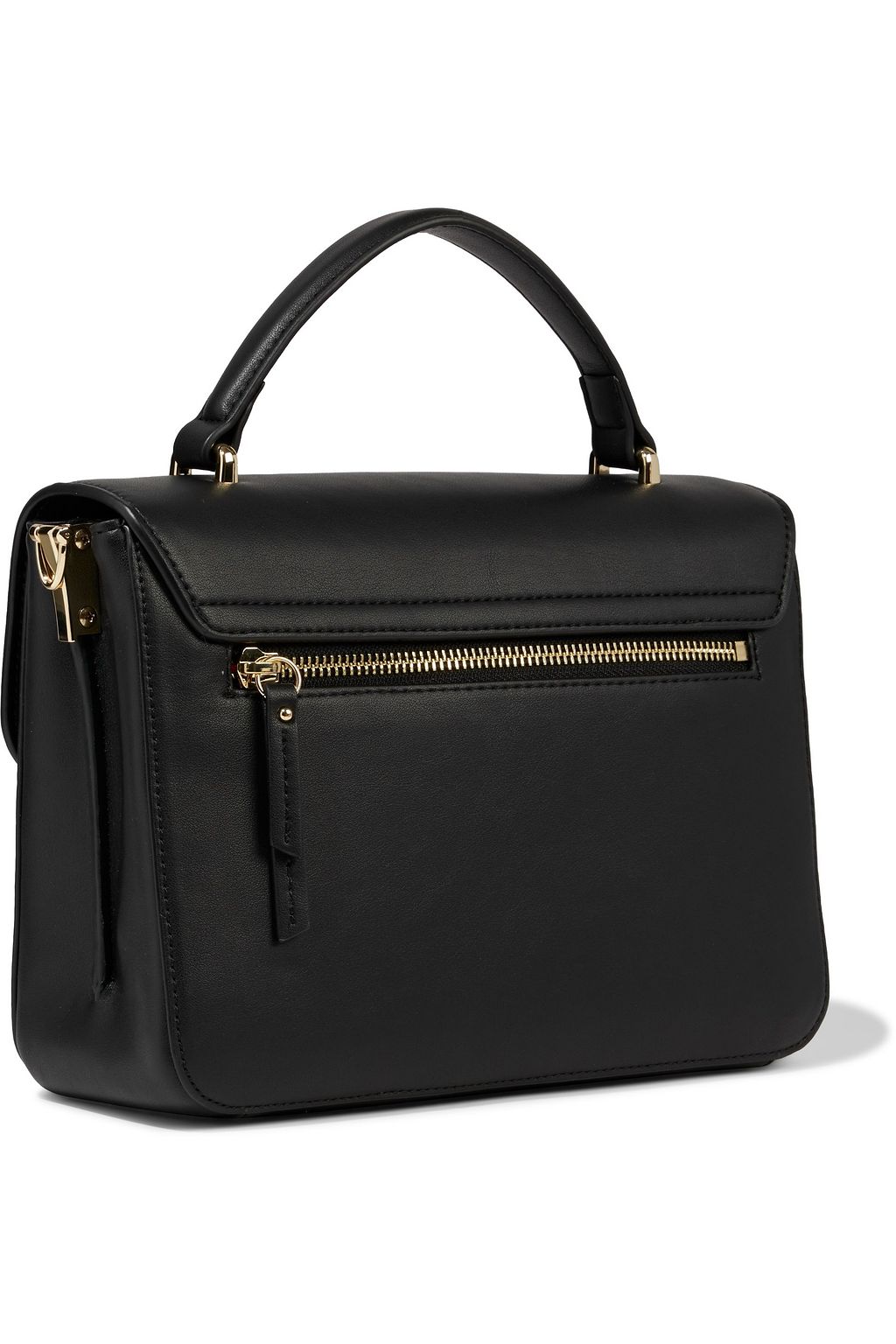 LOVE MOSCHINO Logo-embellished faux leather shoulder bag