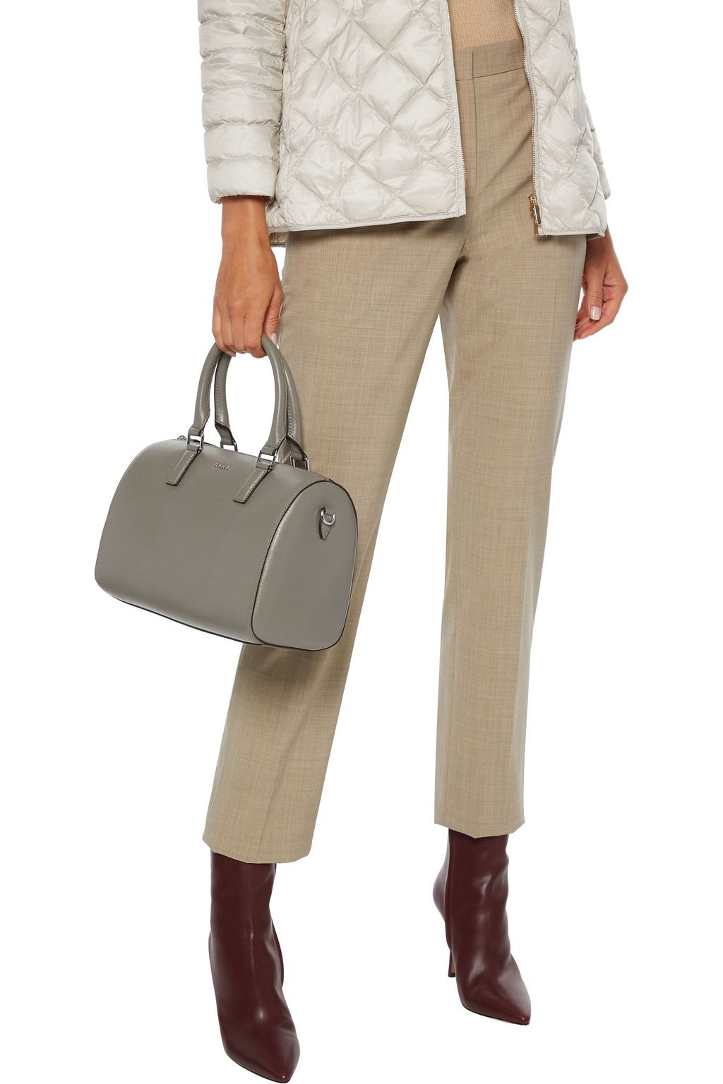 DKNY Bryant medium textured-leather tote