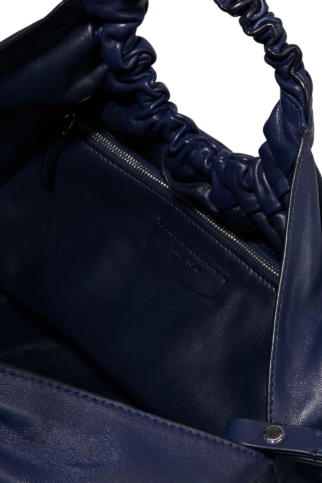 THE ROW Double Circle gathered leather tote