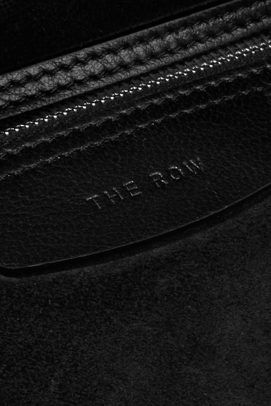 THE ROW Peggy pleated leather tote