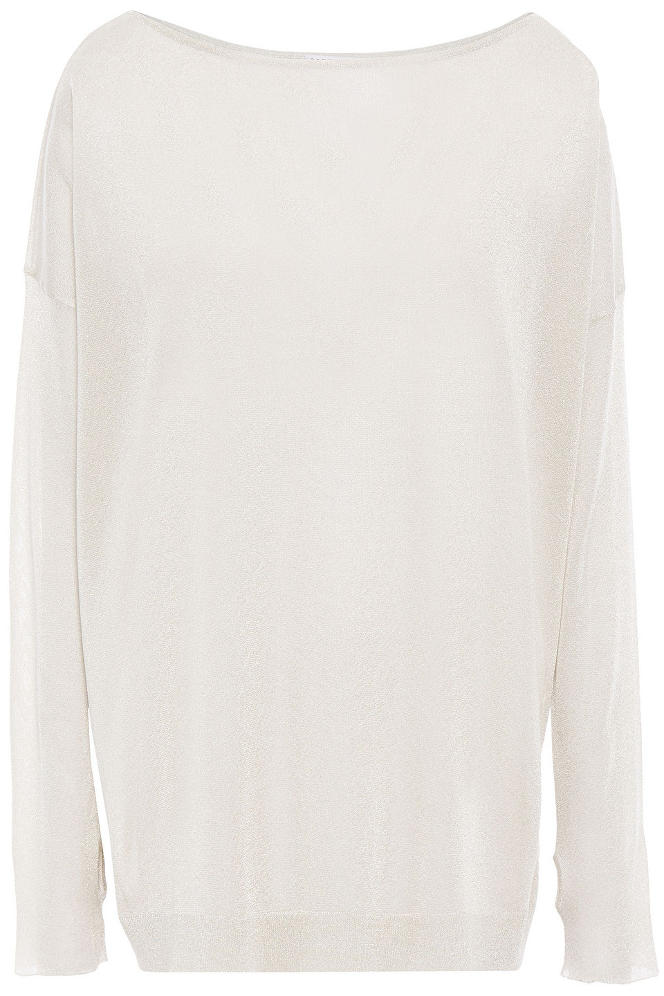 brunello cucinelli - metallic knitted sweater - metallic - l