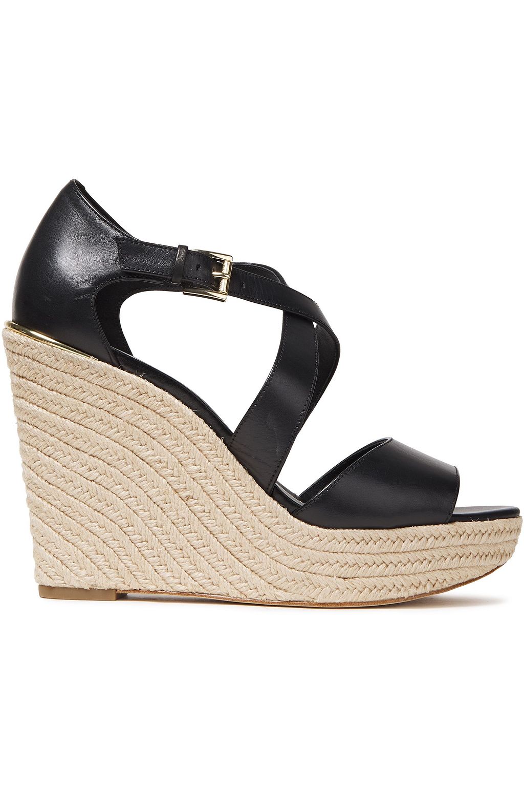 michael michael kors abbott leather espadrille sandal