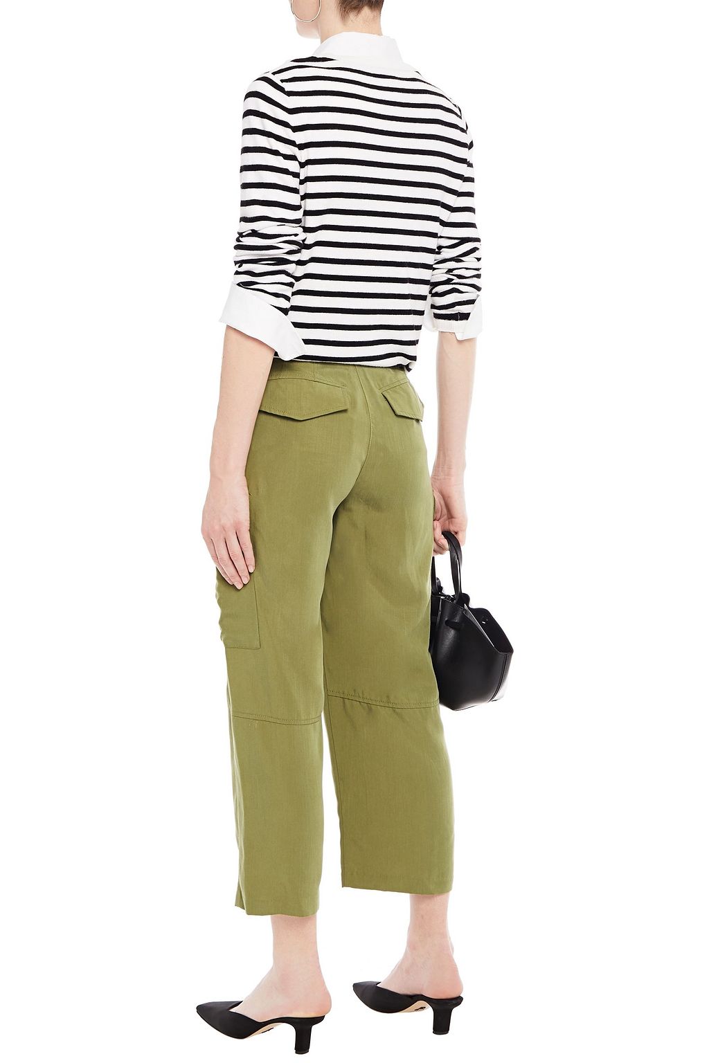 MICHAEL MICHAEL KORS Cropped woven straight-leg pants