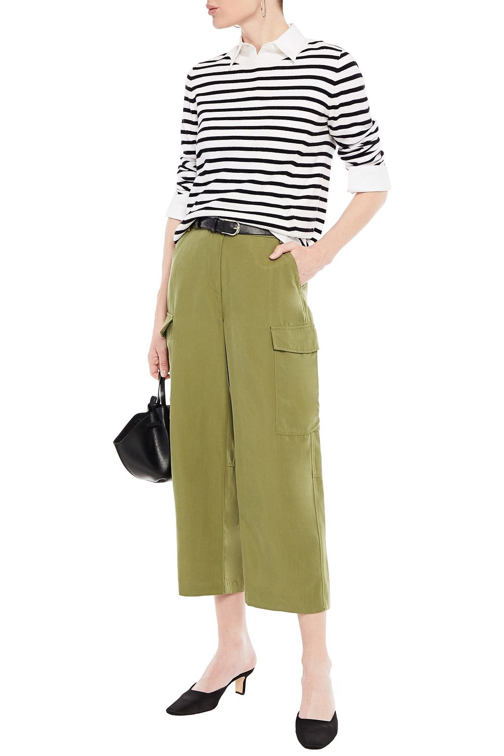 MICHAEL MICHAEL KORS Cropped woven straight-leg pants