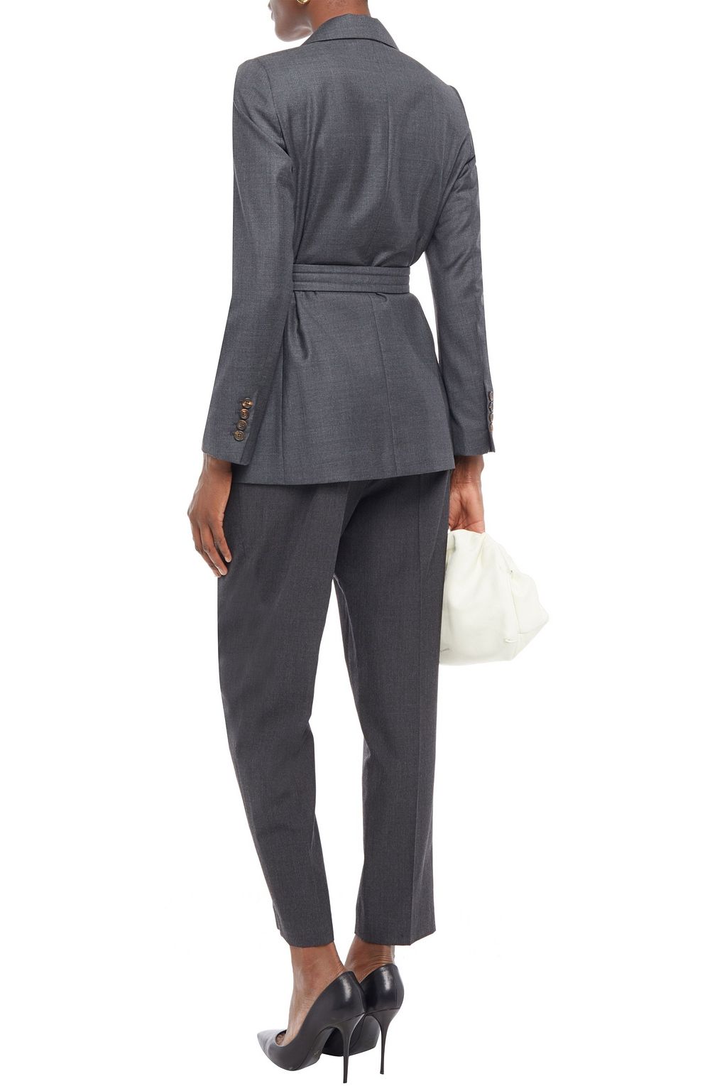 BRUNELLO CUCINELLI Belted wool blazer