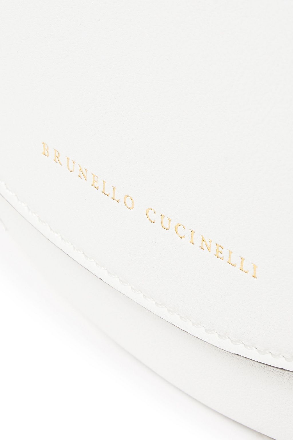 BRUNELLO CUCINELLI Convertible bead-embellished leather belt bag
