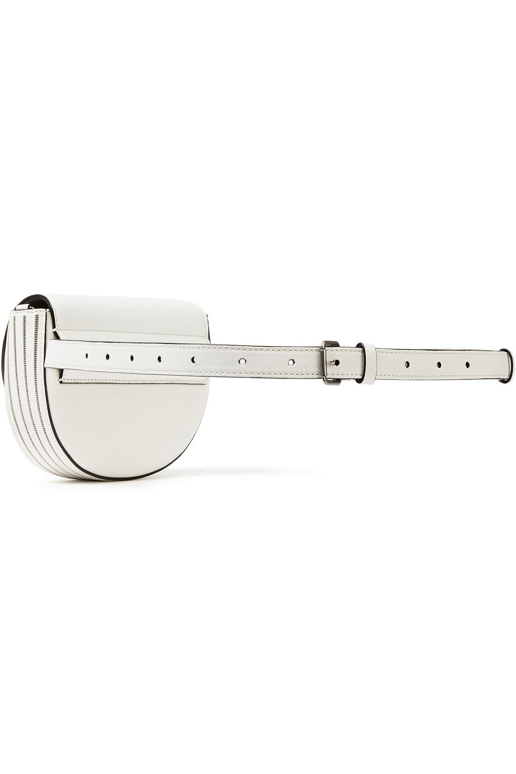 BRUNELLO CUCINELLI Convertible bead-embellished leather belt bag