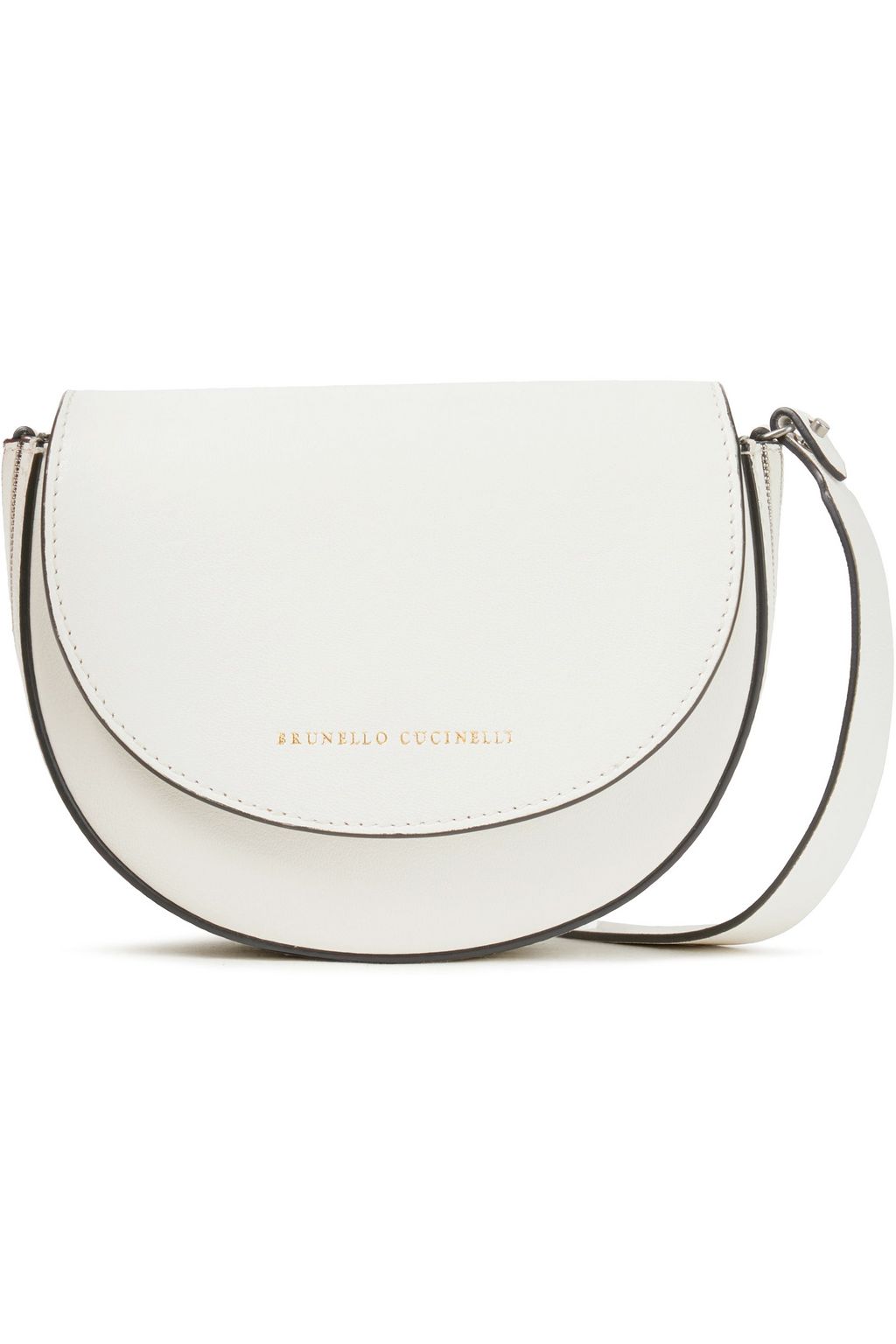 BRUNELLO CUCINELLI Convertible bead-embellished leather belt bag