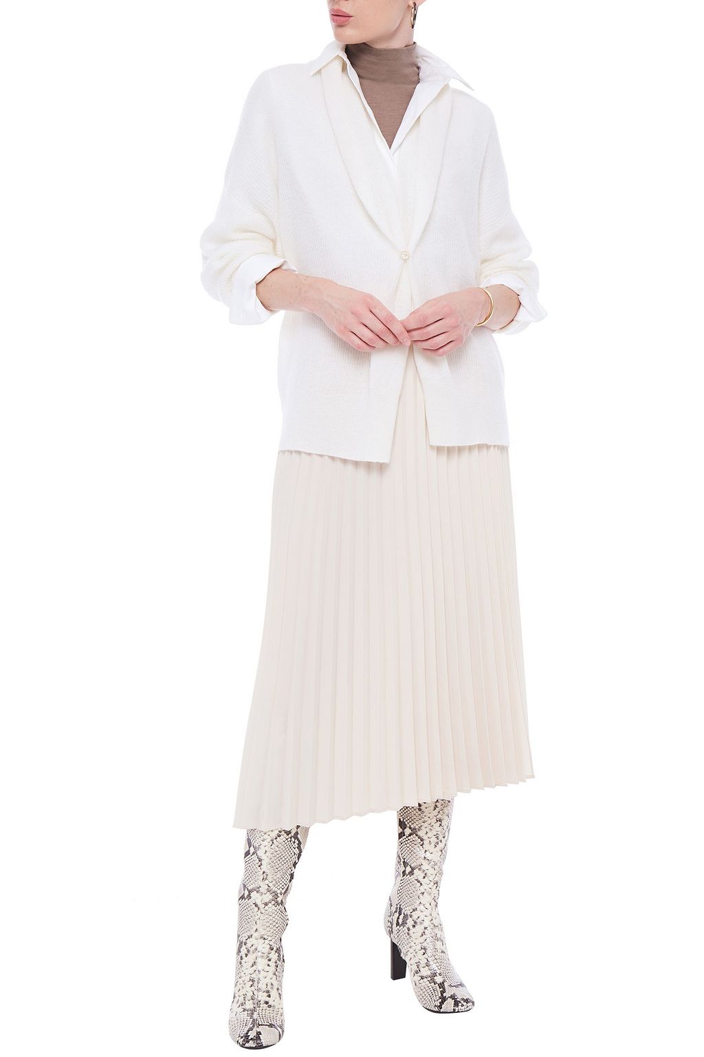 BRUNELLO CUCINELLI Ribbed-knit cardigan