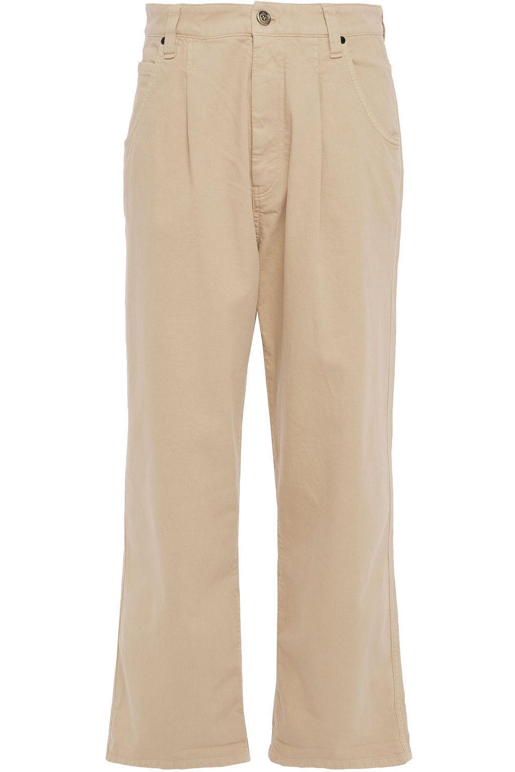 beige wide leg jeans