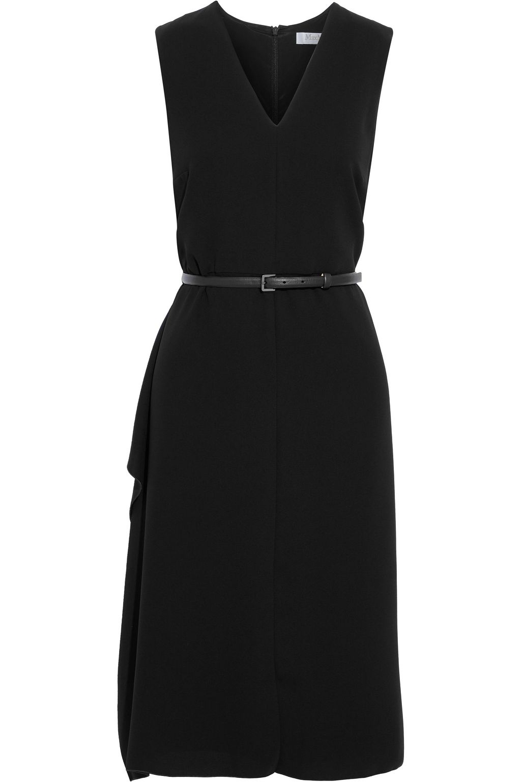 MAX MARA Robin belted draped cady dress | Sale up to 70% off | THE OUTNET