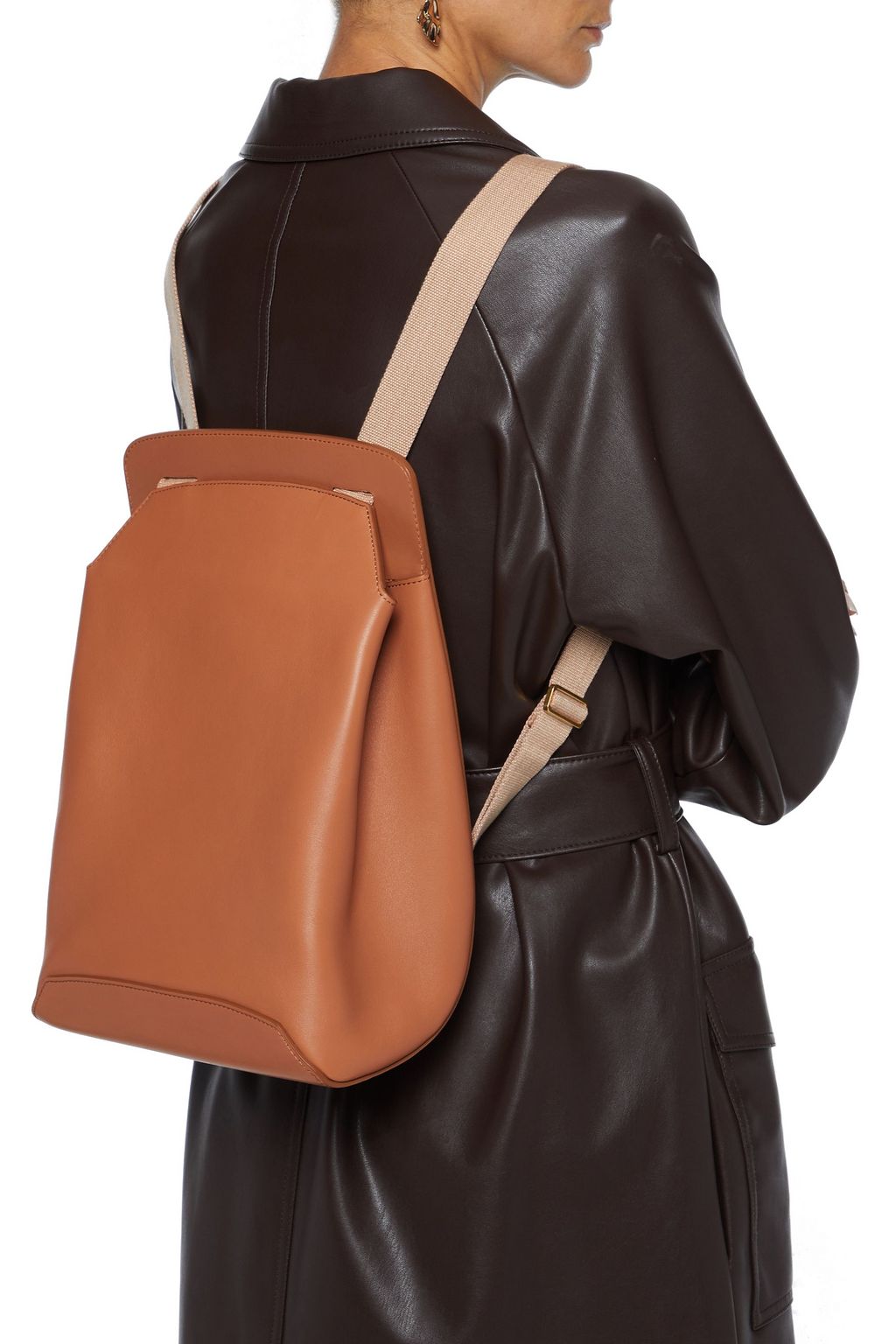 THE ROW Moulded leather backpack
