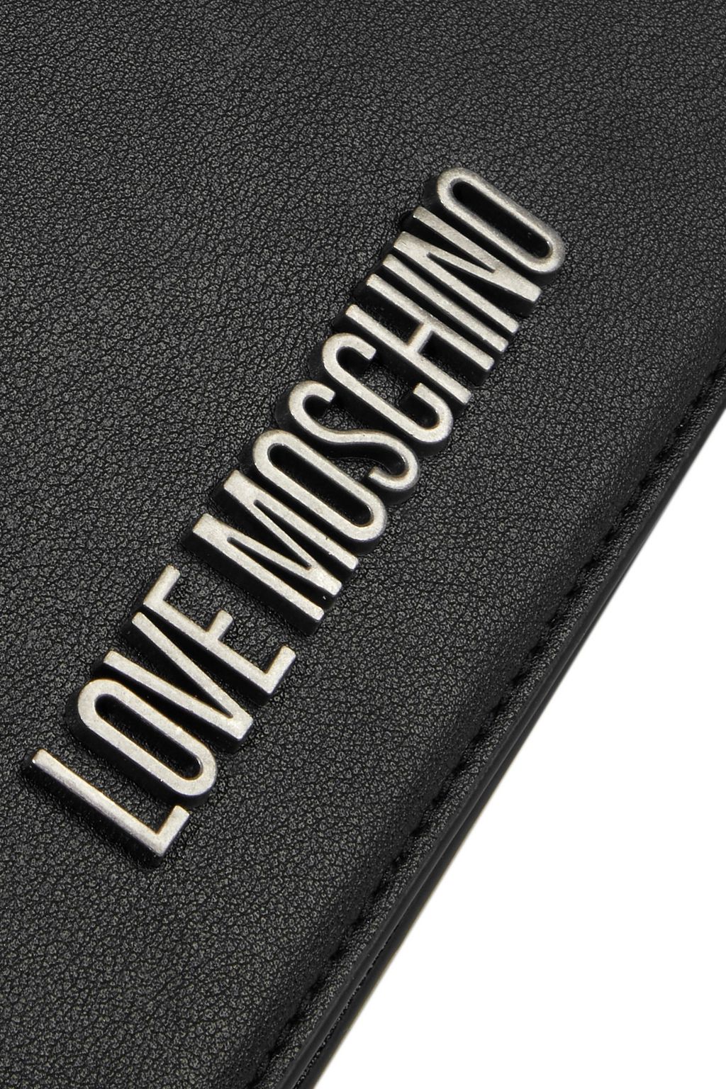 LOVE MOSCHINO Logo-embellished faux leather shoulder bag