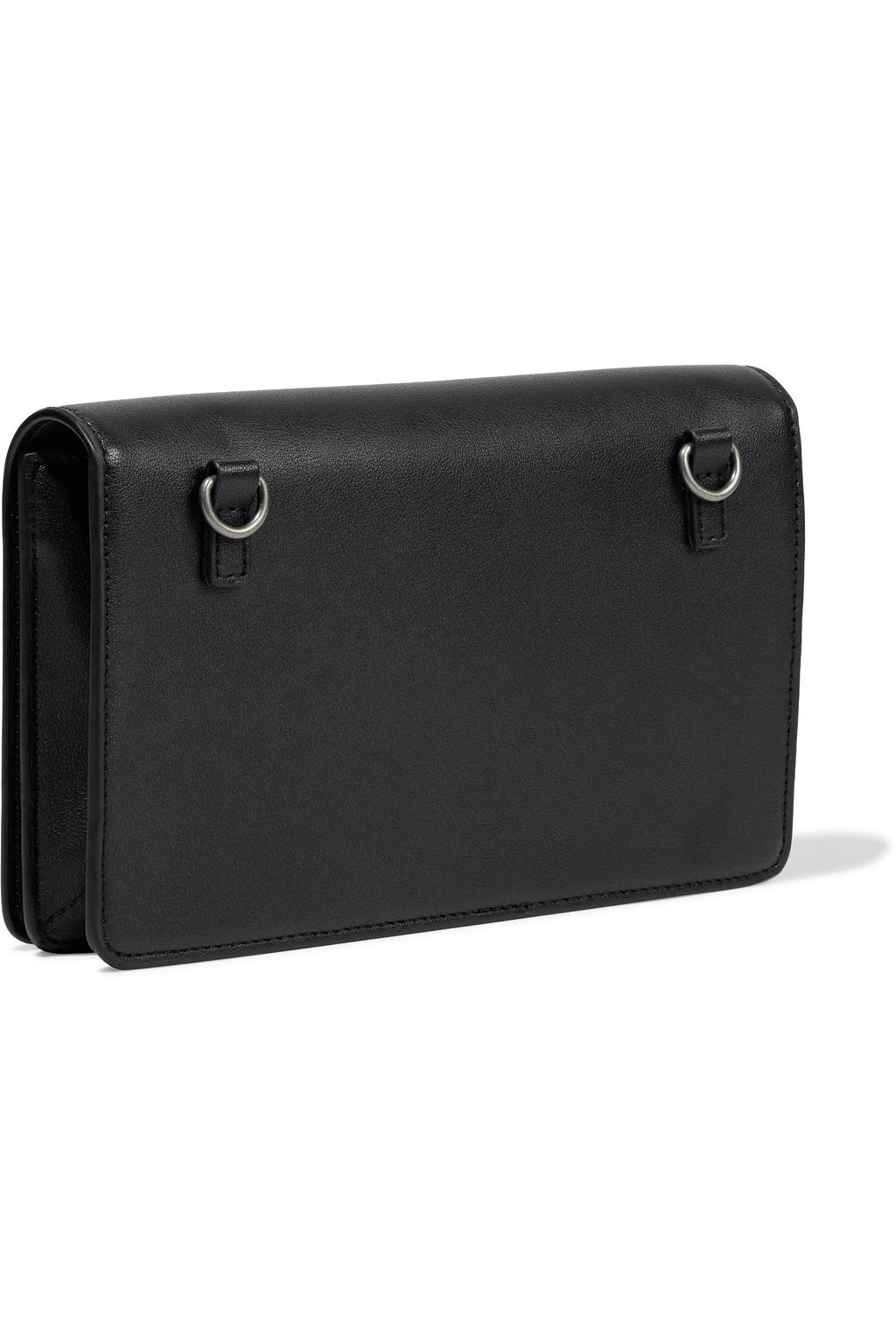 LOVE MOSCHINO Logo-embellished faux leather shoulder bag