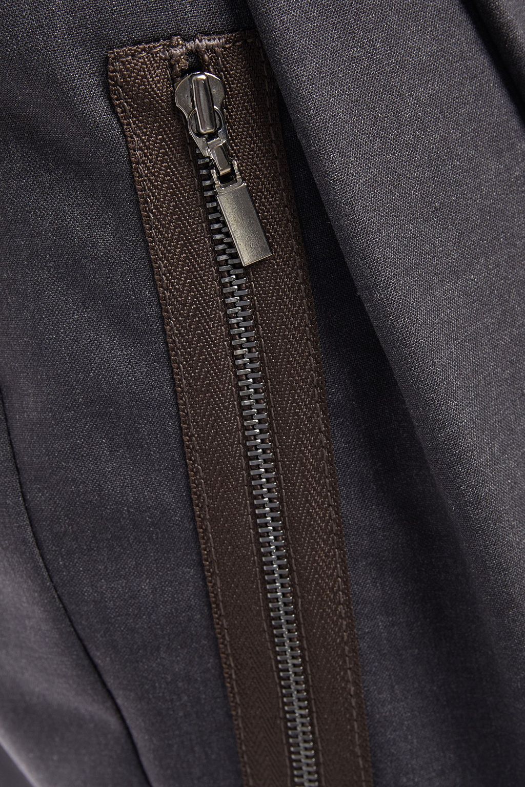 BRUNELLO CUCINELLI Belted wool-blend straight-leg pants