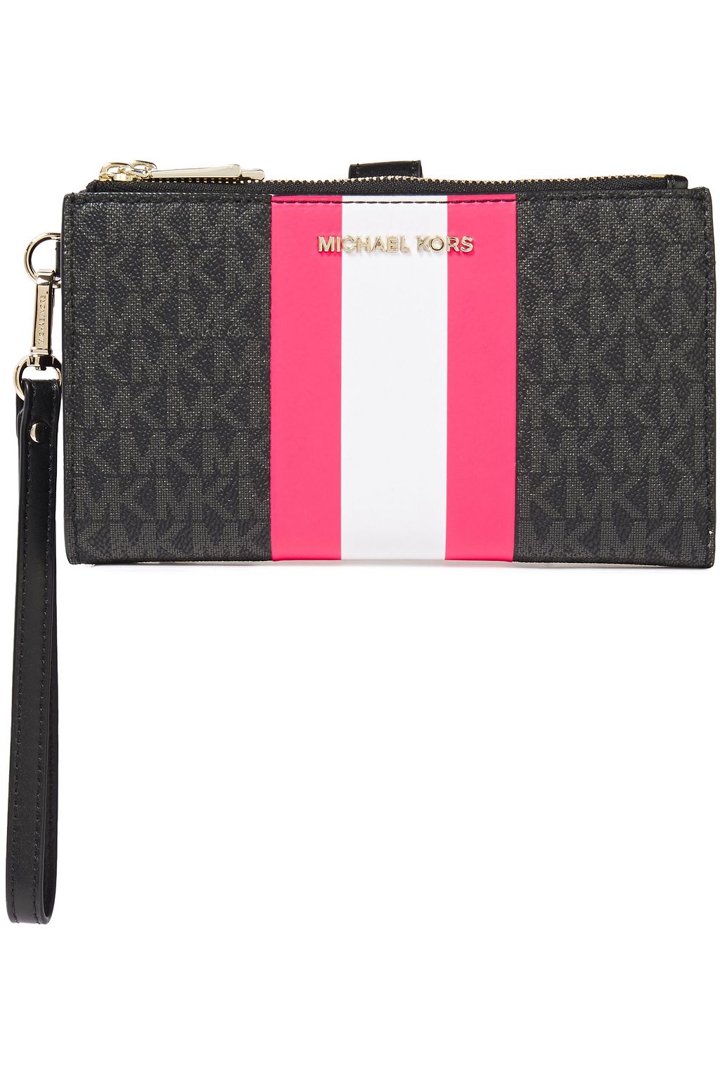 michael kors striped wallet