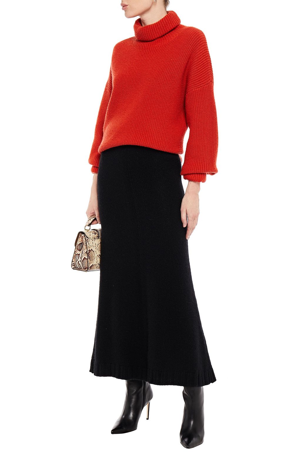 VALENTINO GARAVANI Cashmere midi skirt