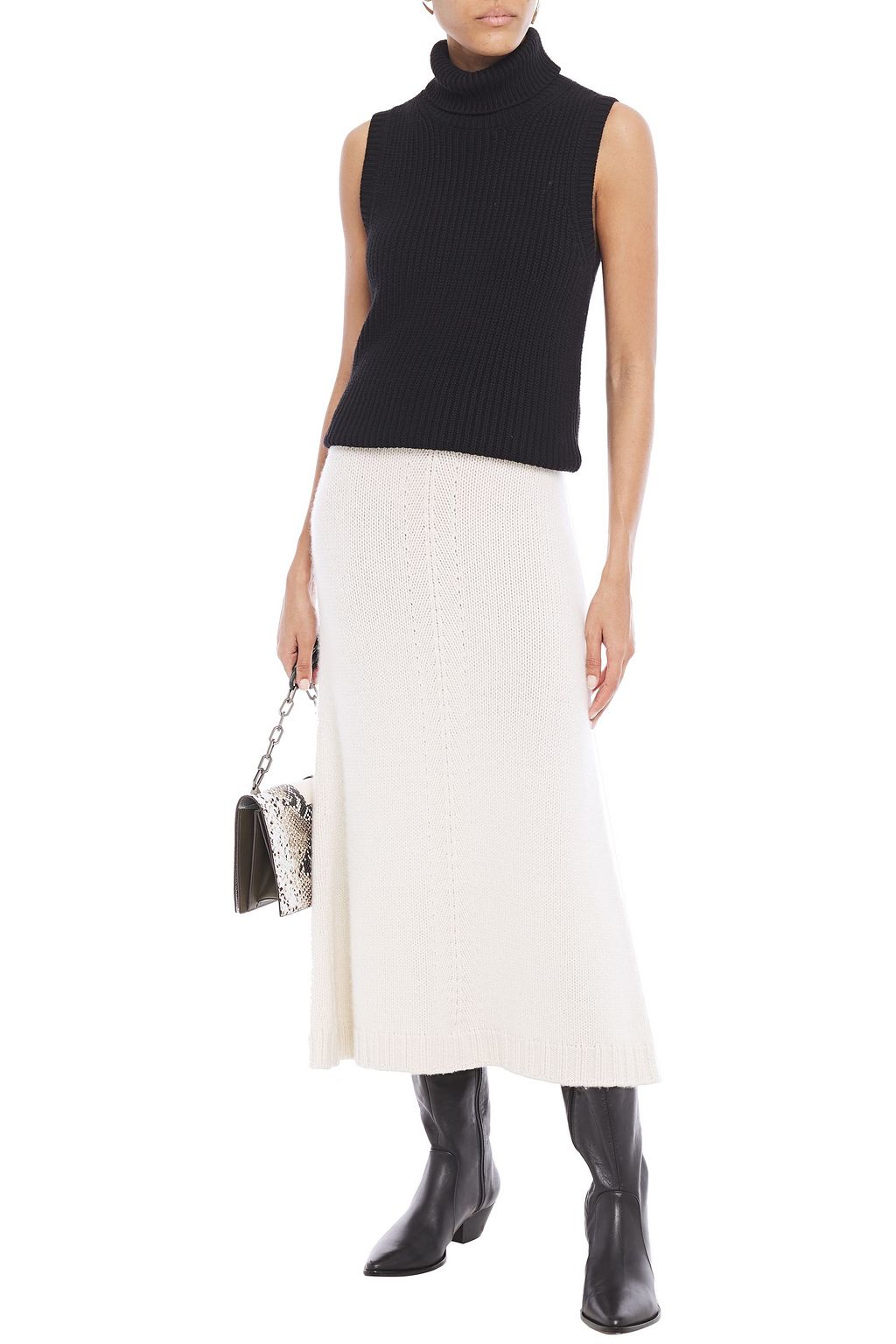 VALENTINO GARAVANI Cashmere midi skirt