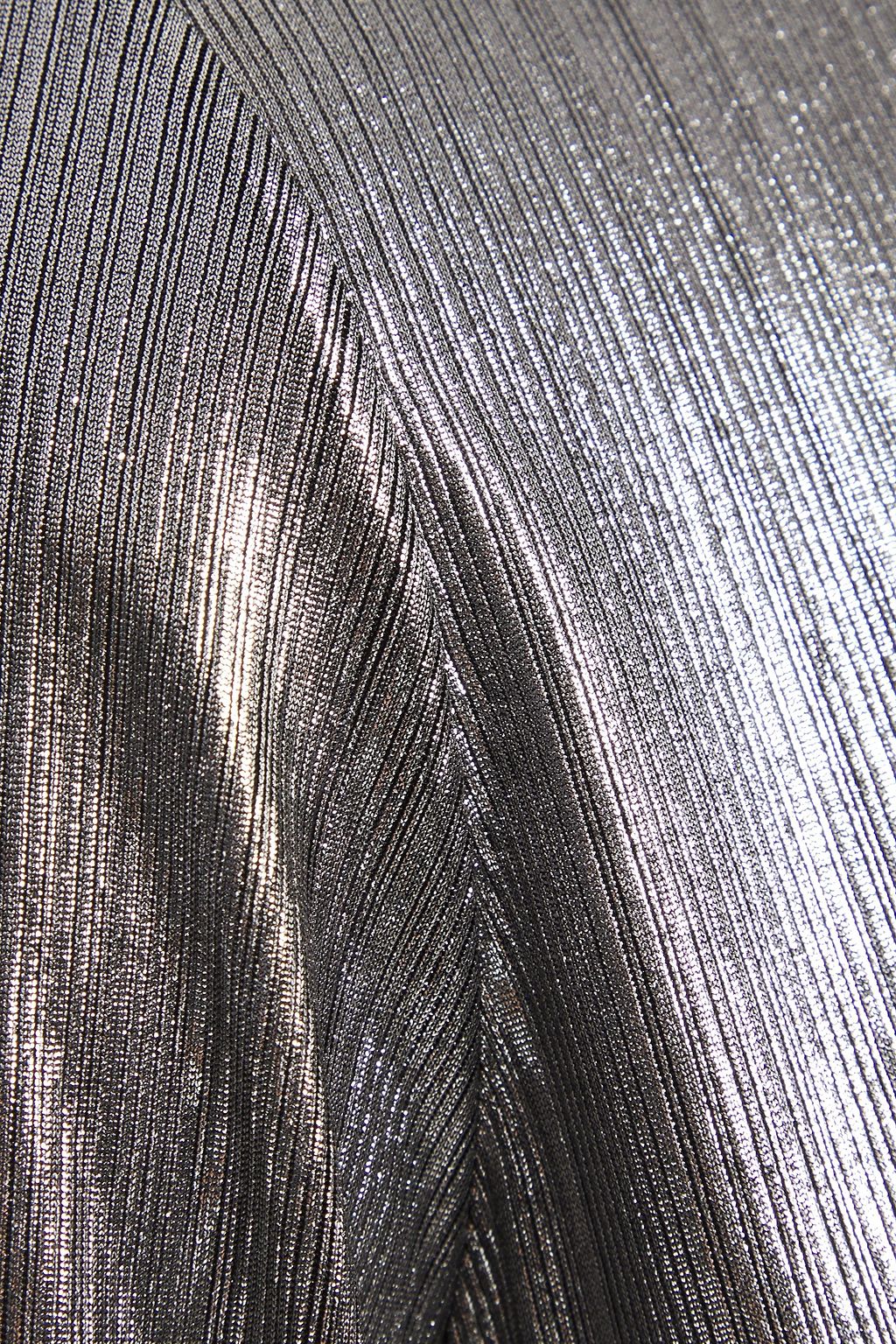 BELLA FREUD Lamé turtleneck top