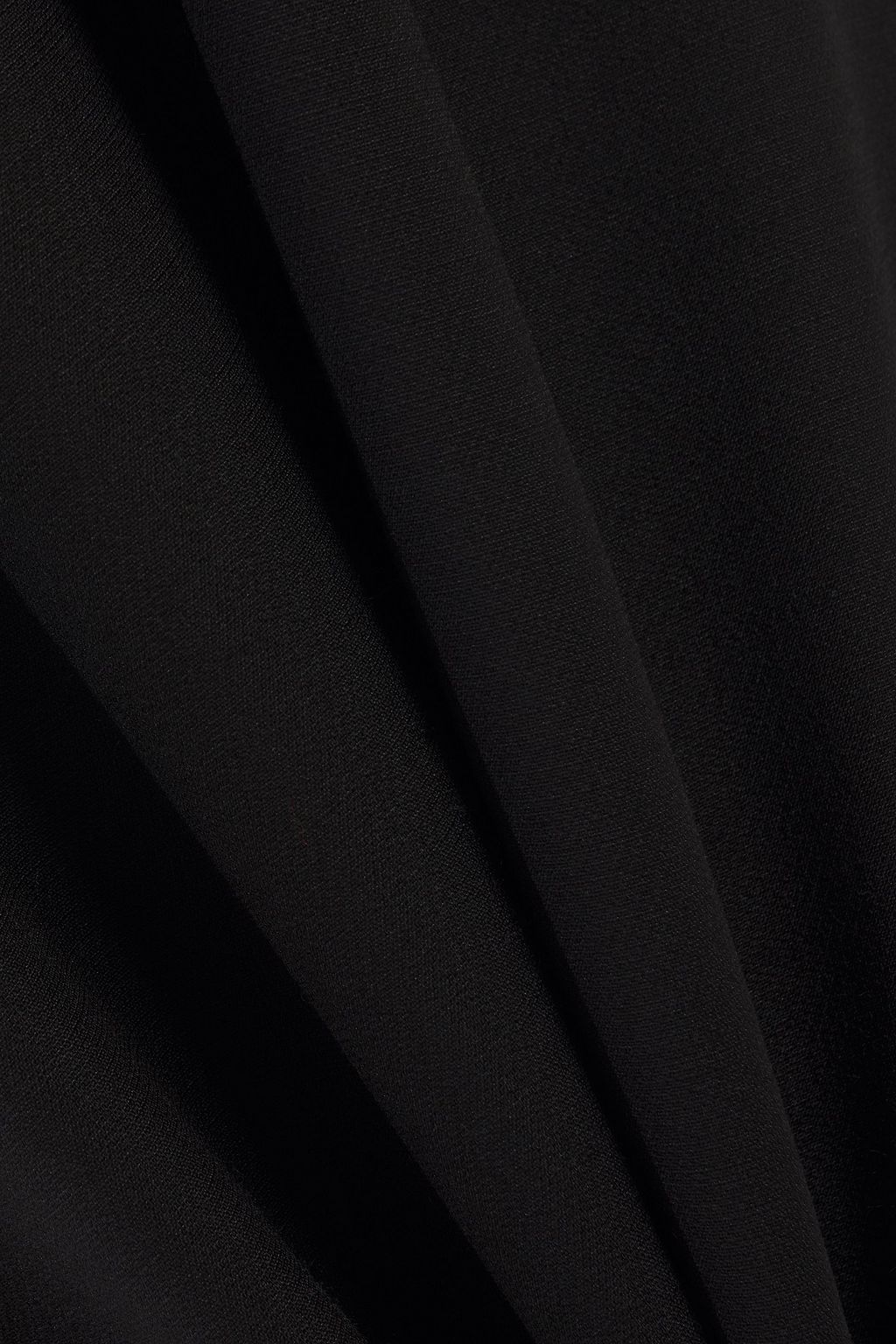 VALENTINO GARAVANI Cutout wool and silk-blend cady gown