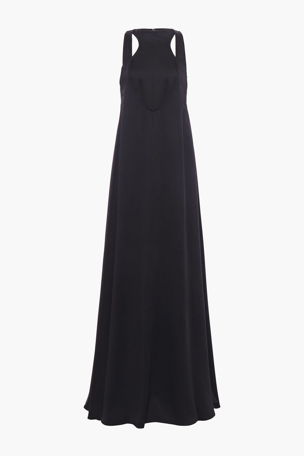 VALENTINO GARAVANI Layered satin-crepe gown | THE OUTNET