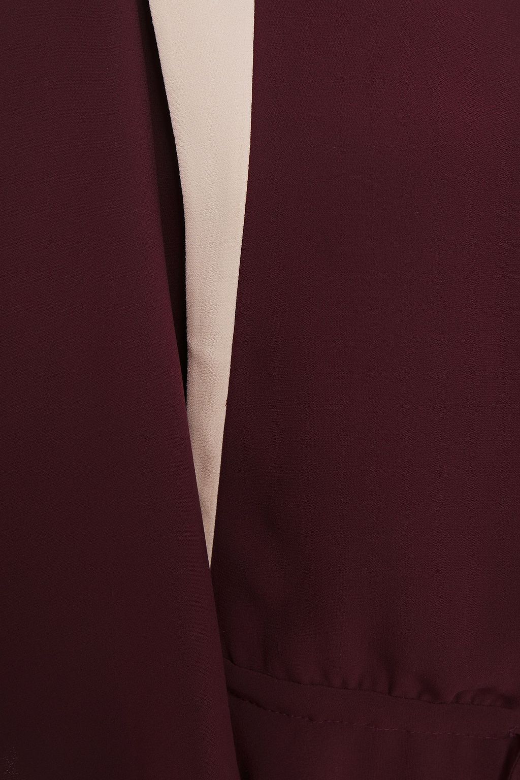 VALENTINO GARAVANI Two-tone silk-crepe dress