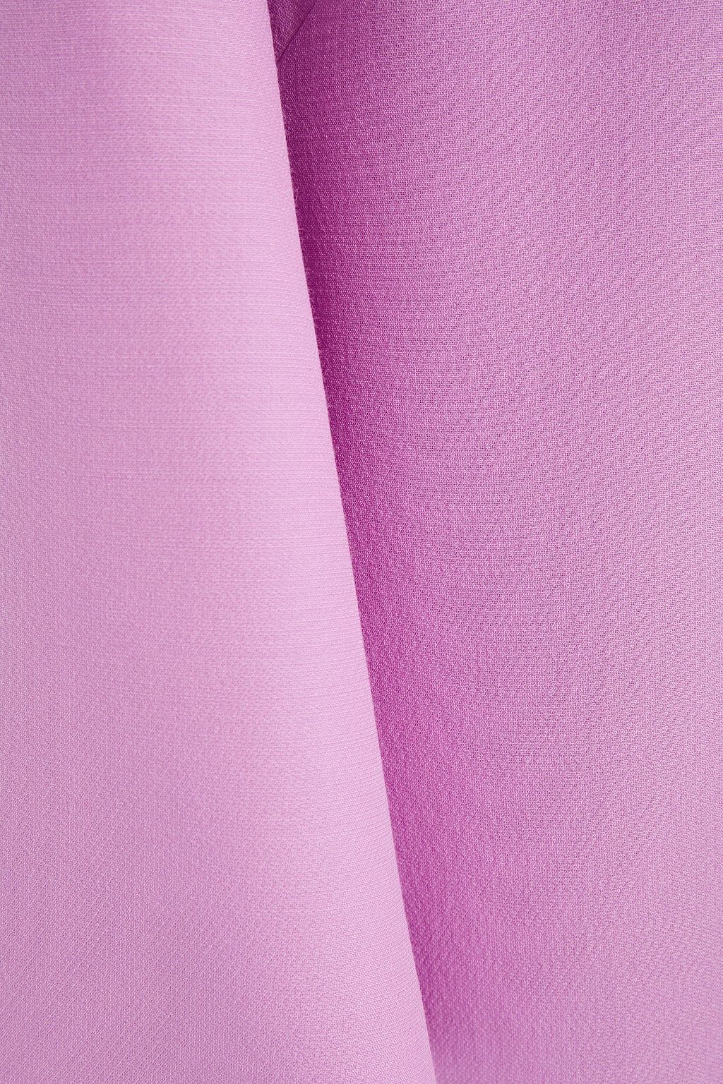 VALENTINO GARAVANI Fluted wool and silk-blend mini dress