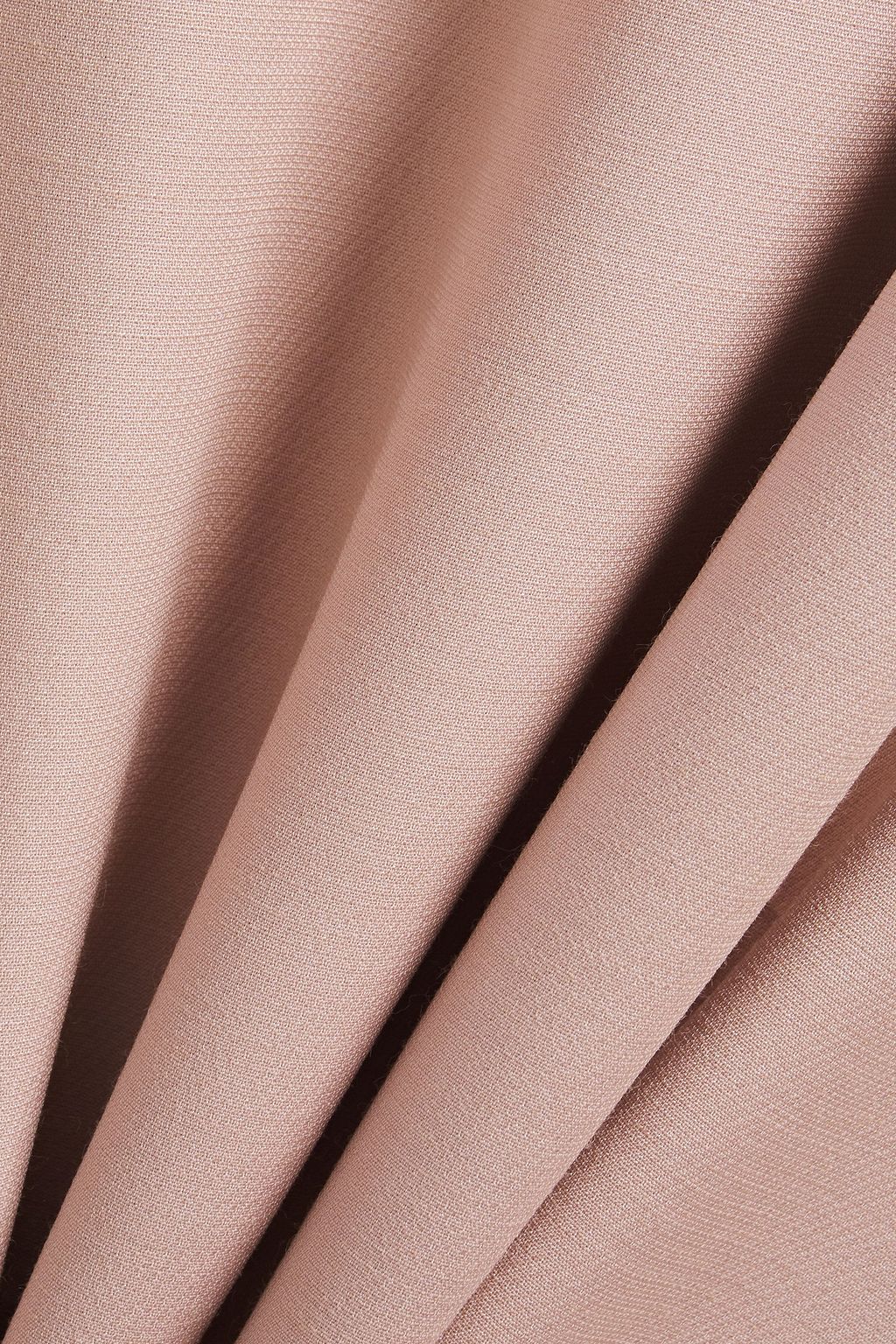 VALENTINO GARAVANI Bow-detailed wool and silk-blend crepe gown