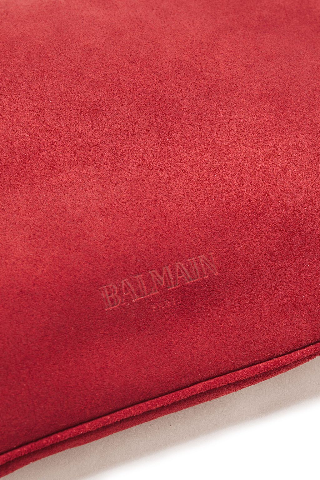 BALMAIN Suede pouch