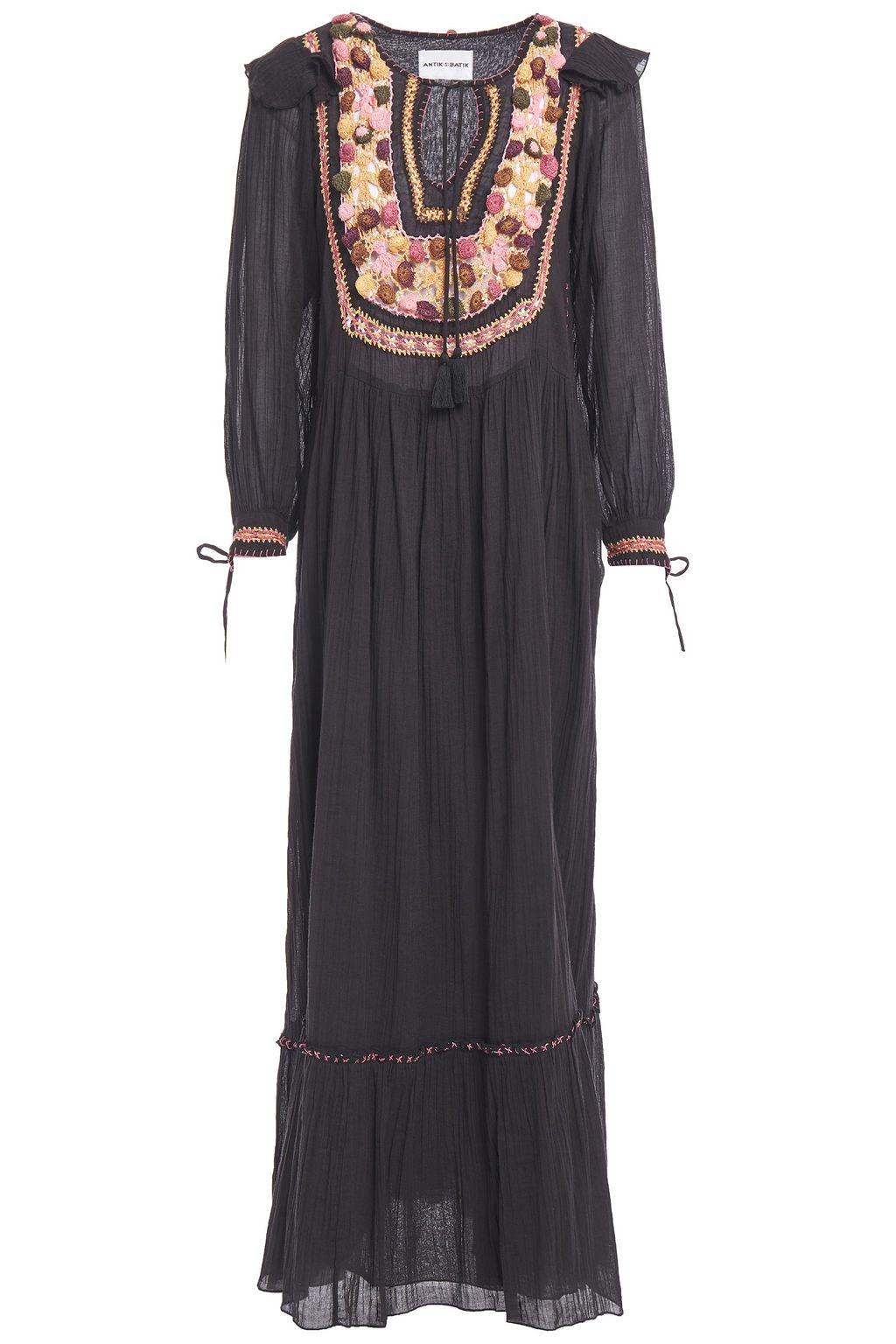 cotton gauze maxi dress