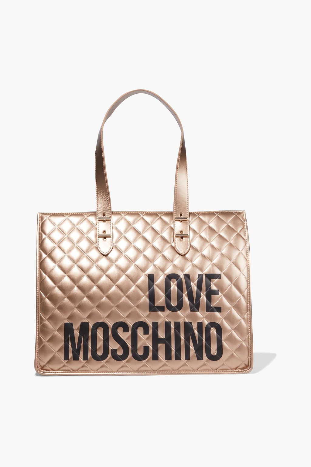 love moschino rose gold bag