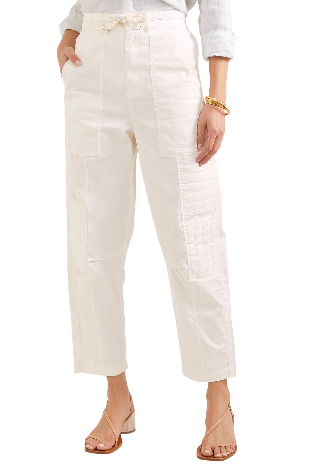 SEA Tula cotton-blend twill straight-leg pants
