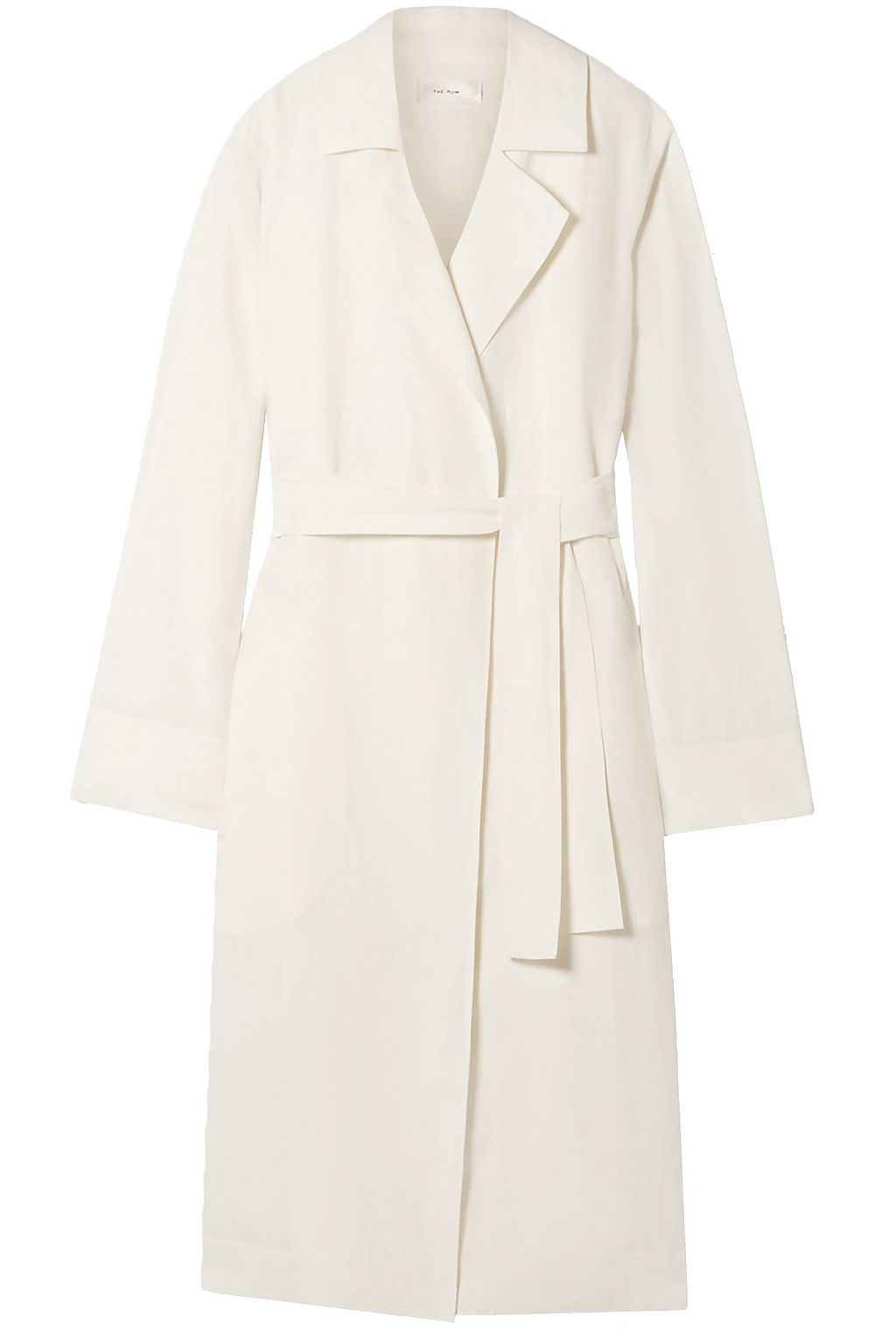 tan wool wrap coat