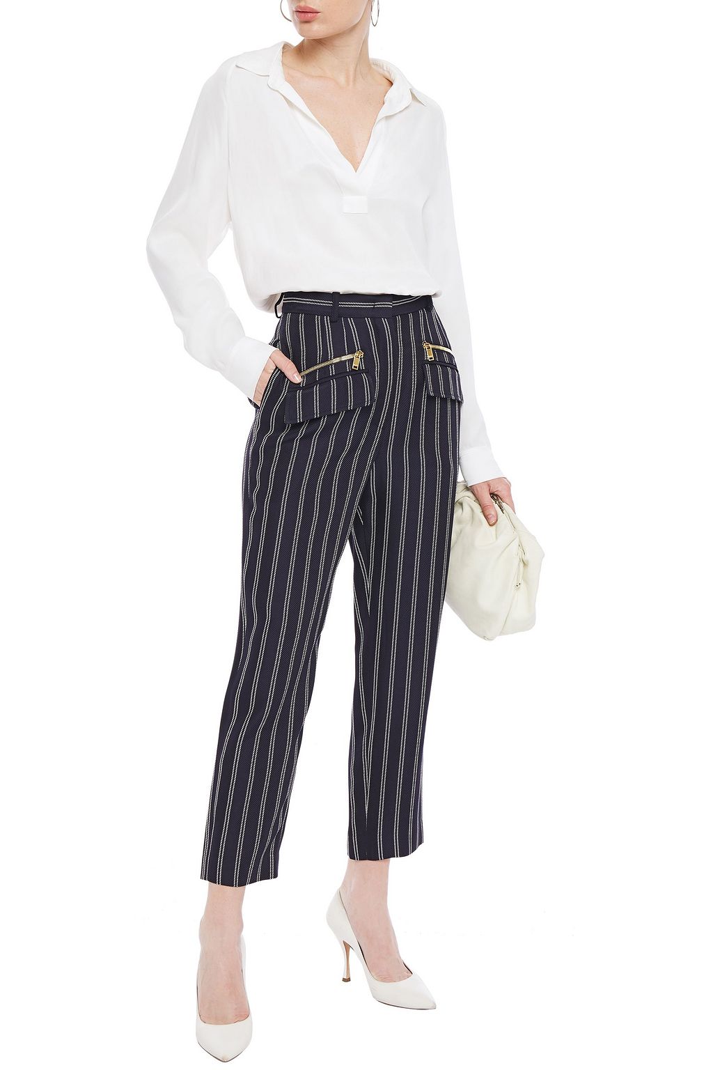 PUCCI Pinstriped jacquard tapered pants