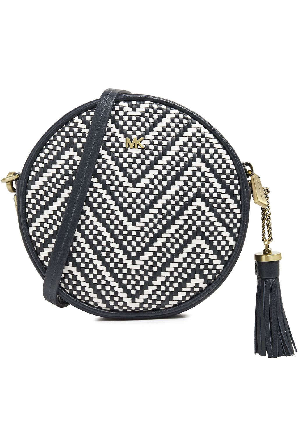 michael kors basket weave purse