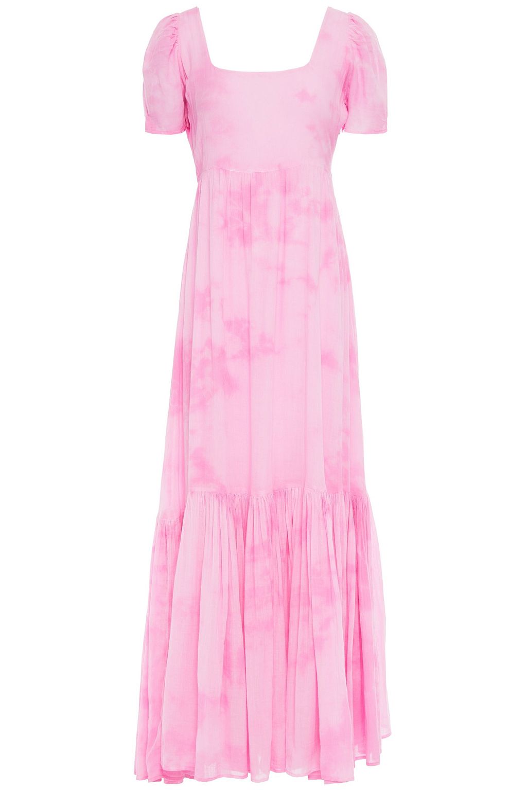 cotton tie dye maxi dress