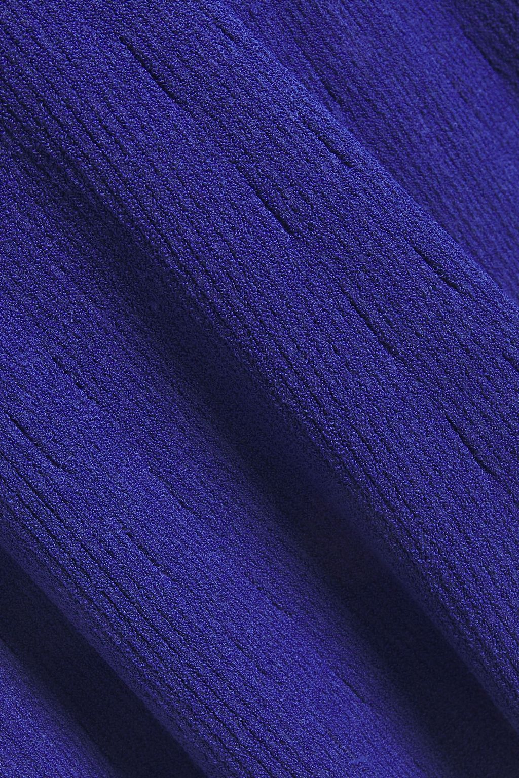 AUTUMN CASHMERE Fluted ribbed-knit mini dress