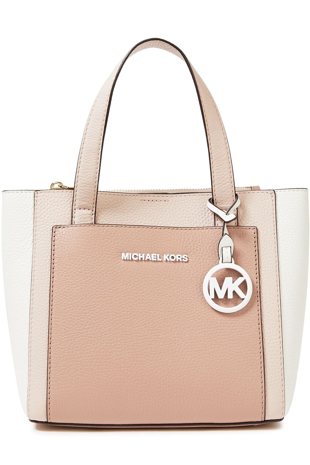blush colored michael kors bag