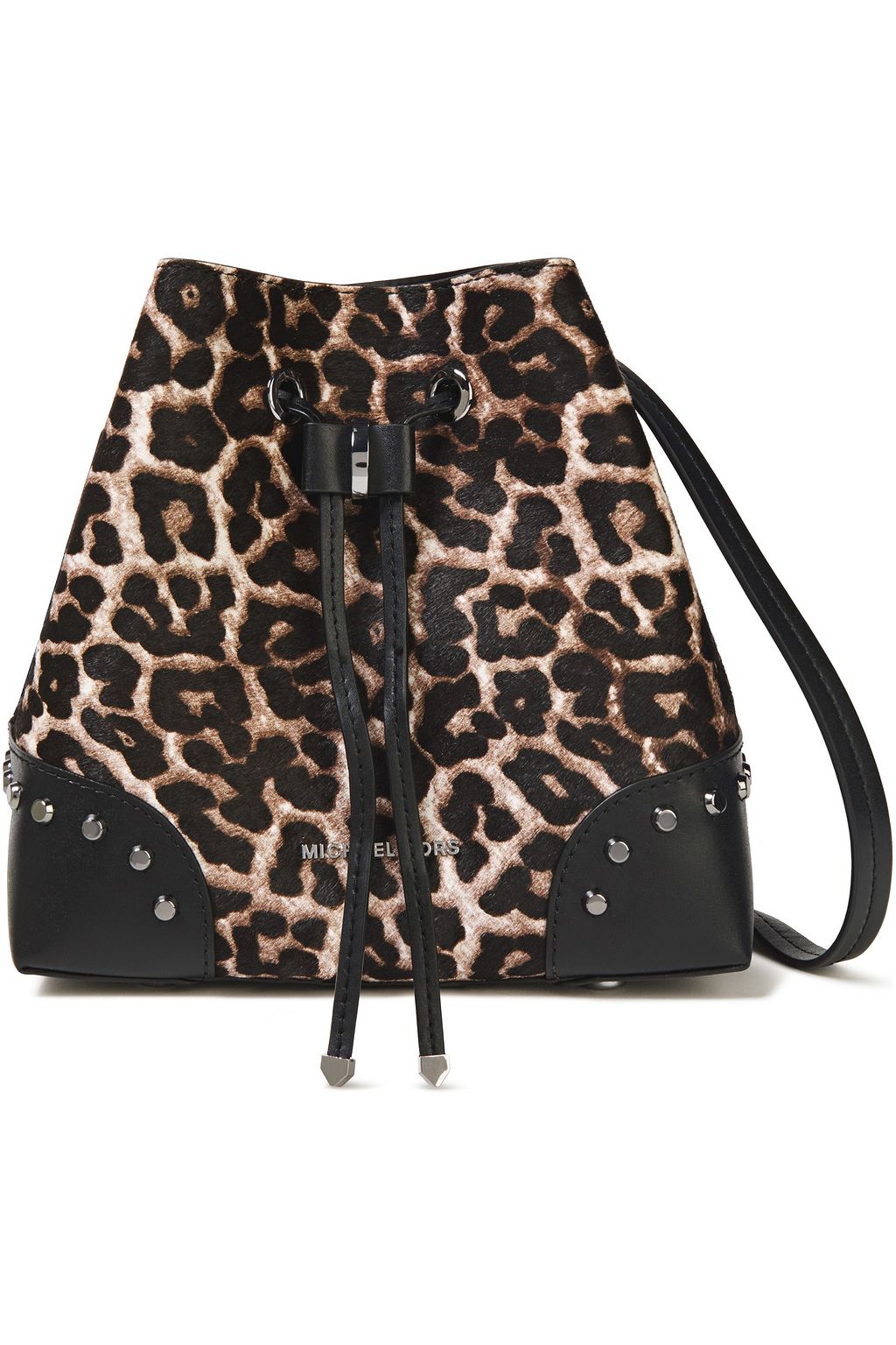 animal print bucket bag