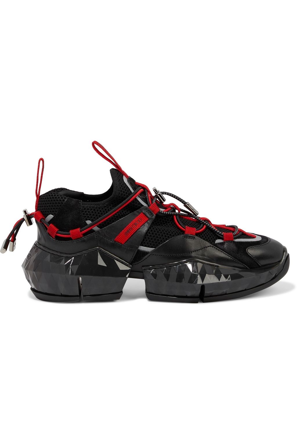 jimmy choo diamond sneakers black