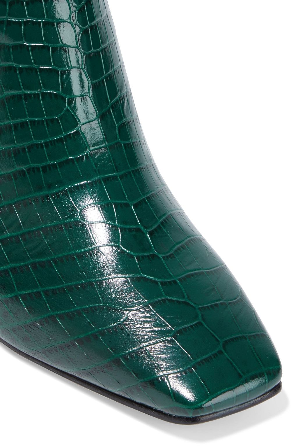 JIMMY CHOO Minori 65 croc-effect leather ankle boots