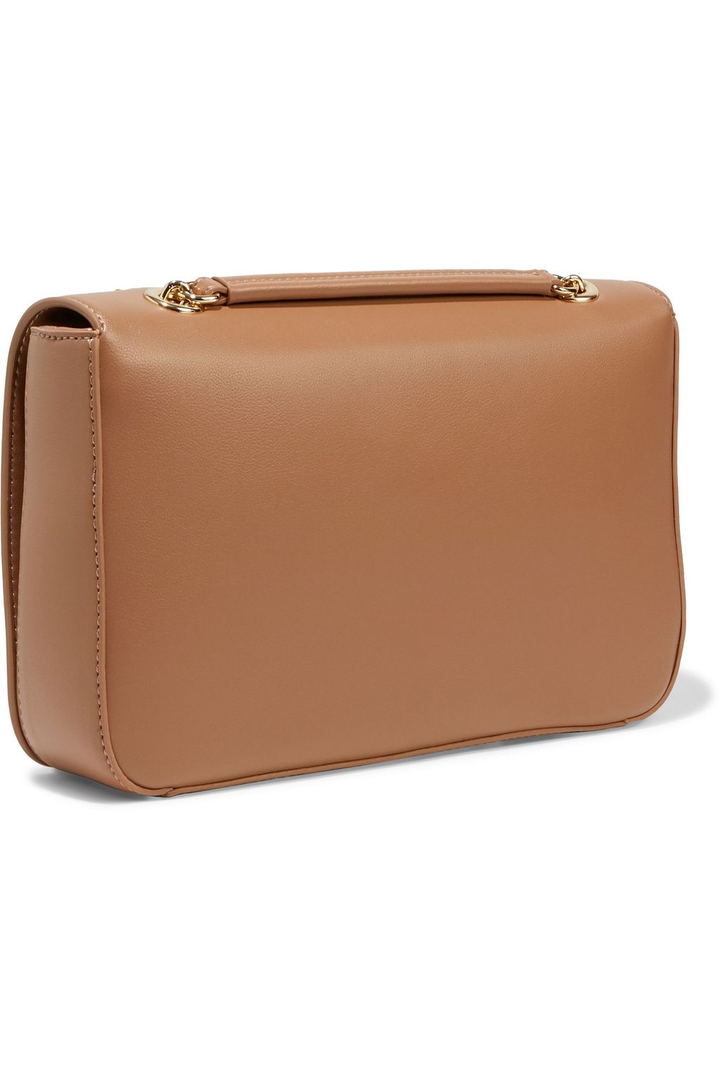 LOVE MOSCHINO Appliquéd faux leather shoulder bag