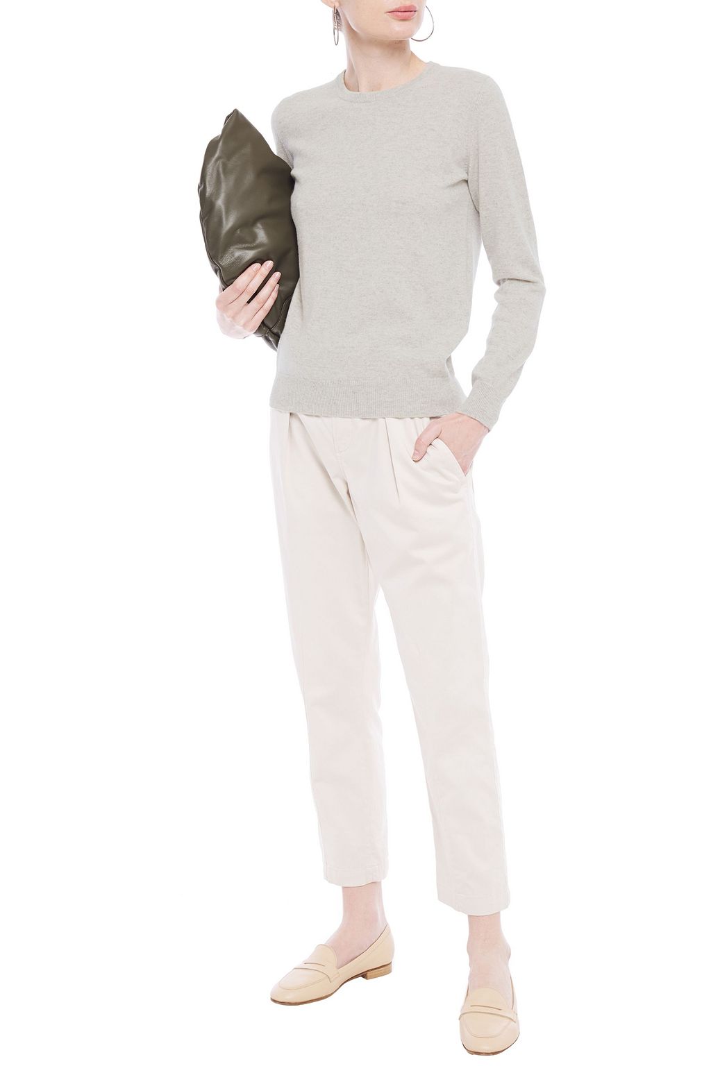 N.PEAL Mélange cashmere sweater