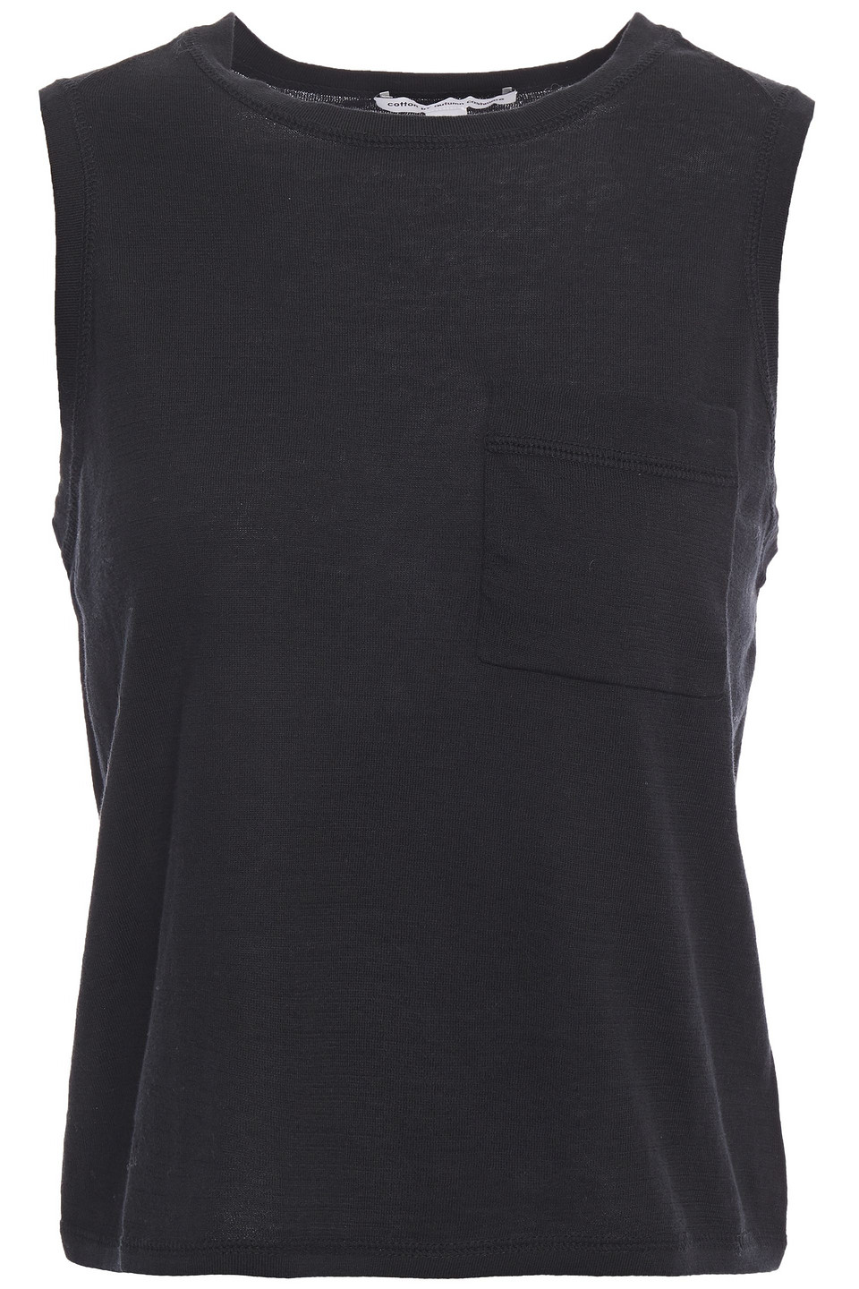 Cotton By Autumn Cashmere Woman Cotton Tank Black Size XS