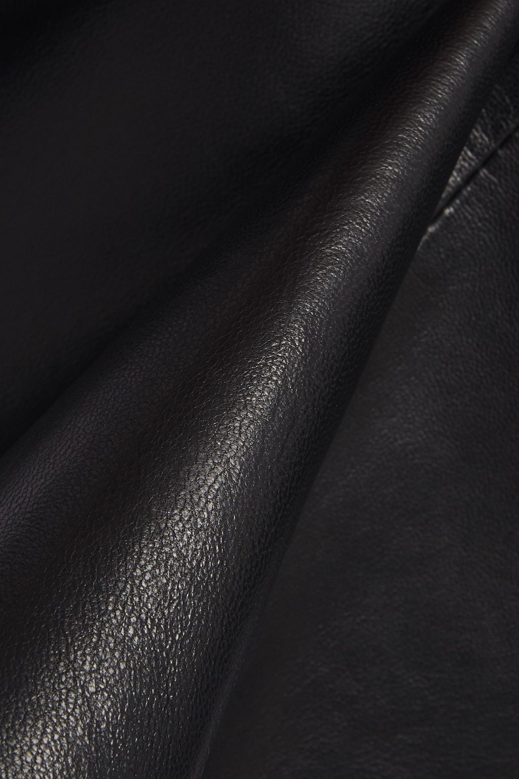 MUUBAA Grimsay leather peplum top