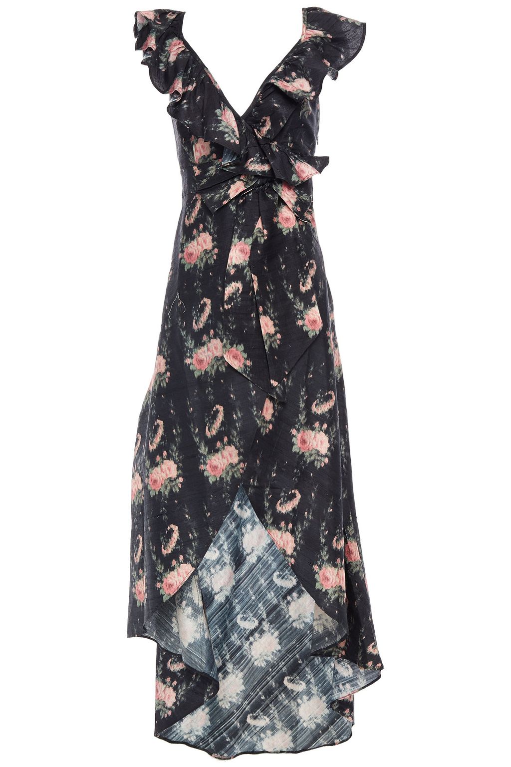 silk jacquard dress