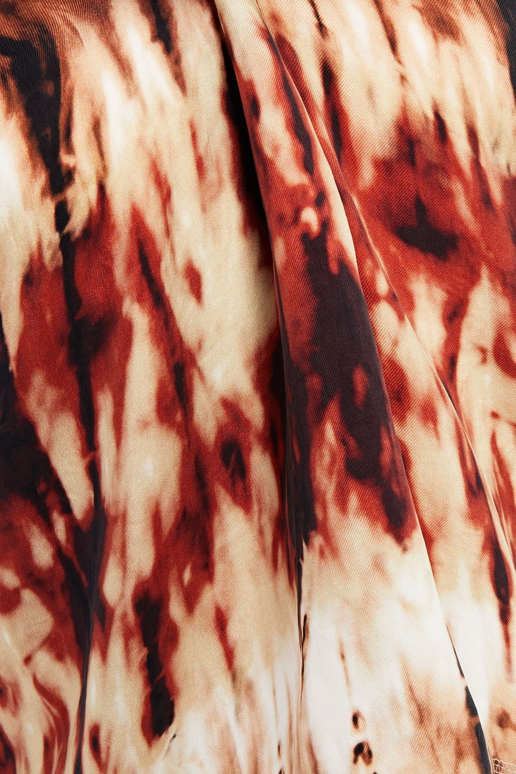NANUSHKA Kaden tie-dyed cupro-twill top