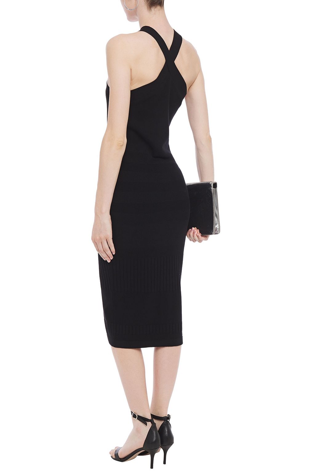 MCQ ALEXANDER MCQUEEN Stretch-knit midi dress
