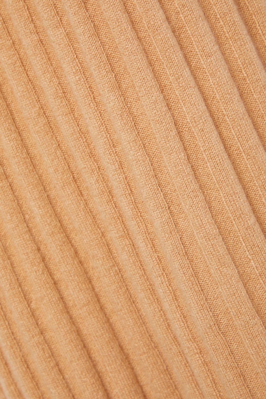 N.PEAL Ribbed cashmere dress