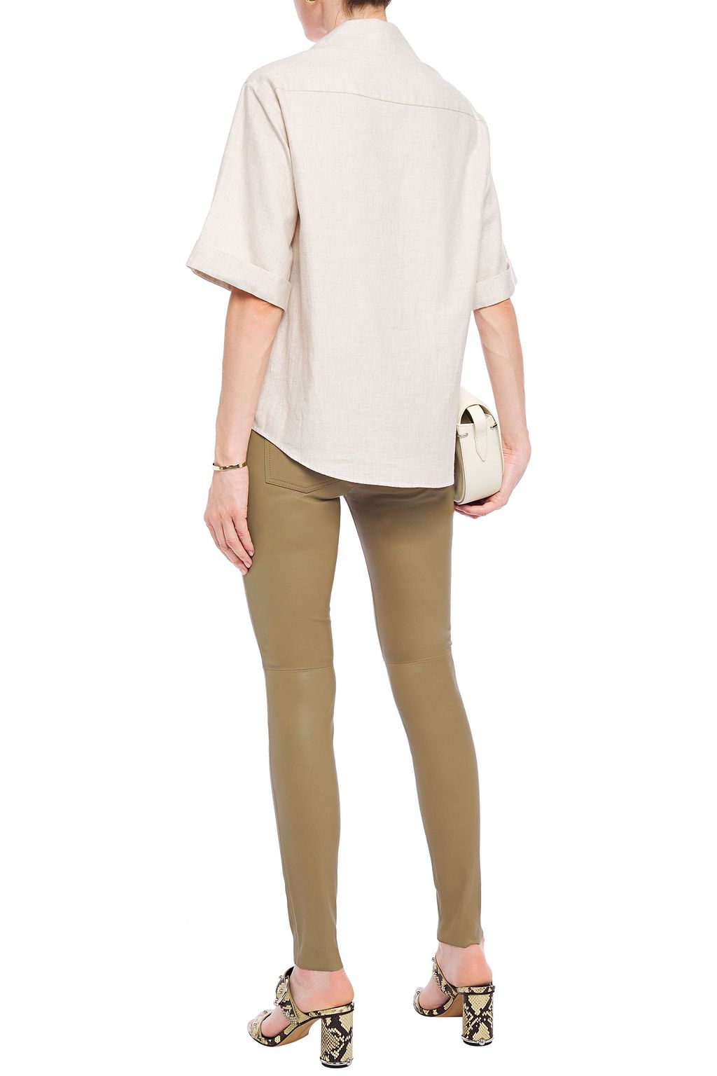 MUUBAA Bandit stretch-leather skinny pants